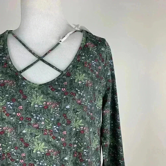 New Heathmoor womens dress size S green floral - Picture 3 of 7
